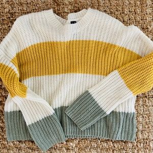 super cute multicolored sweater